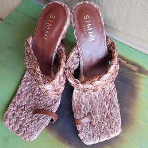 SIMMI London heel sandles size 6